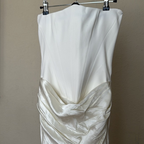 HOUSE OF CB 'Persephone' Ivory Strapless Corset Dress NWOT size S - Picture 7 of 13